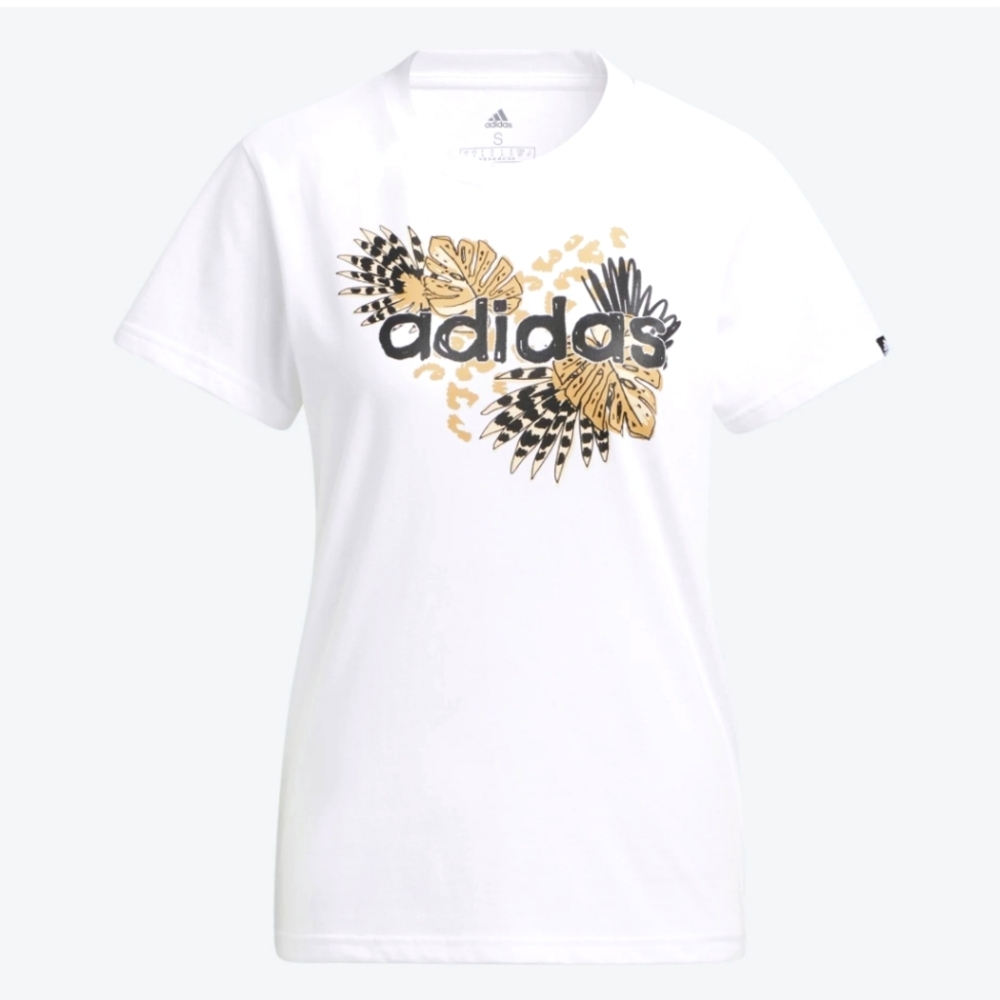 NWT - Women's Adidas Farm Floral Graphic Tee